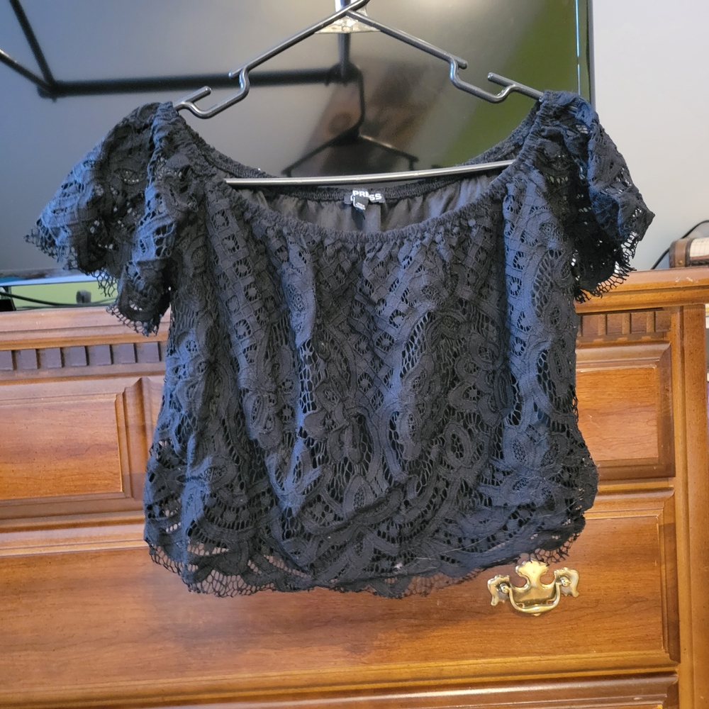 Black Lace Top